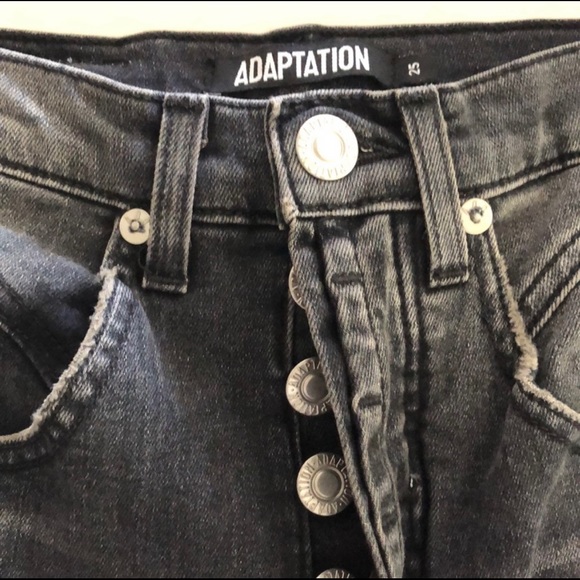 Adaptation Seamed Skinny Dazed Distressed Jeans, sz. 25 - Picture 1 of 6